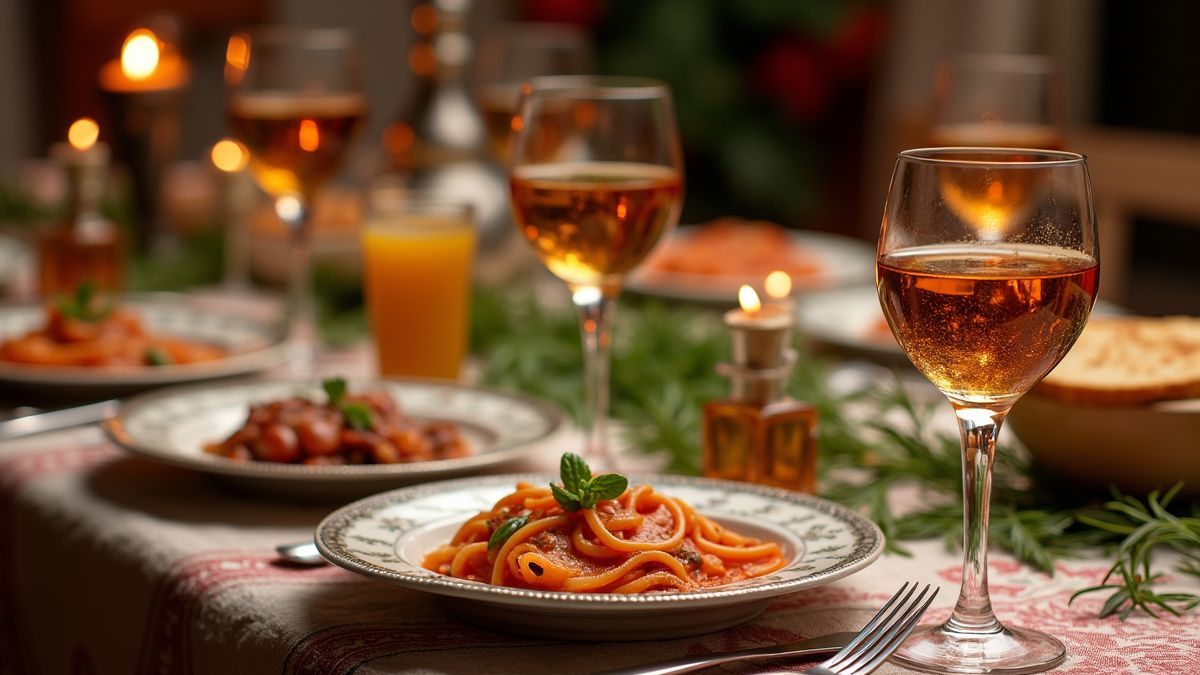 Traditionele Italiaanse gerechten en drankjes