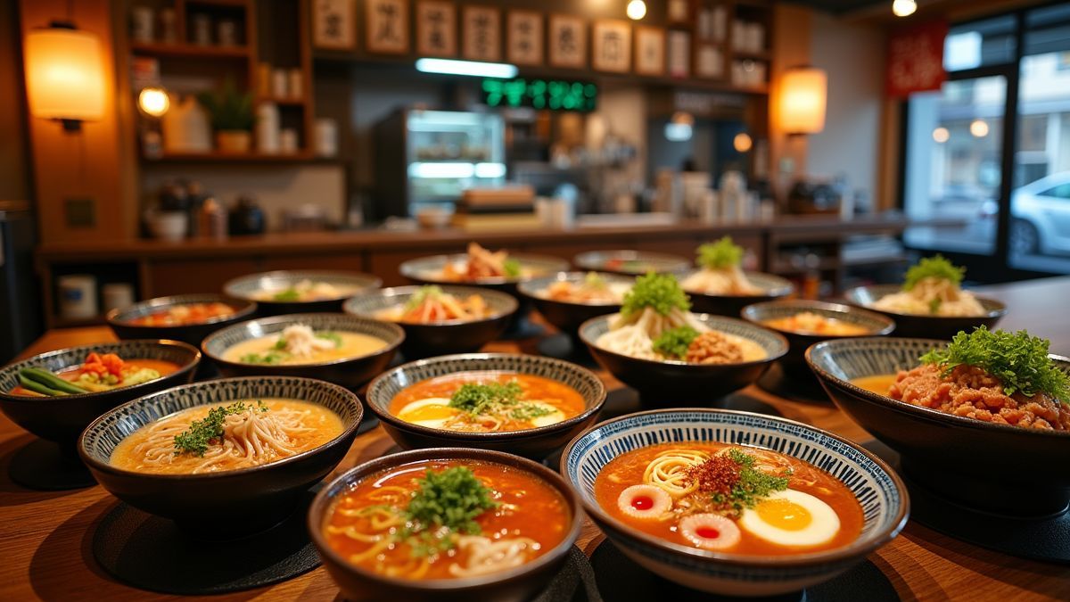 Traditionele Japanse ramenwinkel