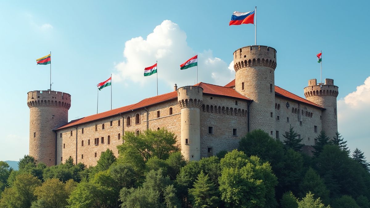 Tsarevets Fortress tijdens de viering van de Onafhankelijkheidsdag