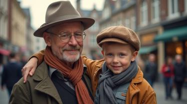 Vaders en kinderen vieren Vaderdag in Antwerpen