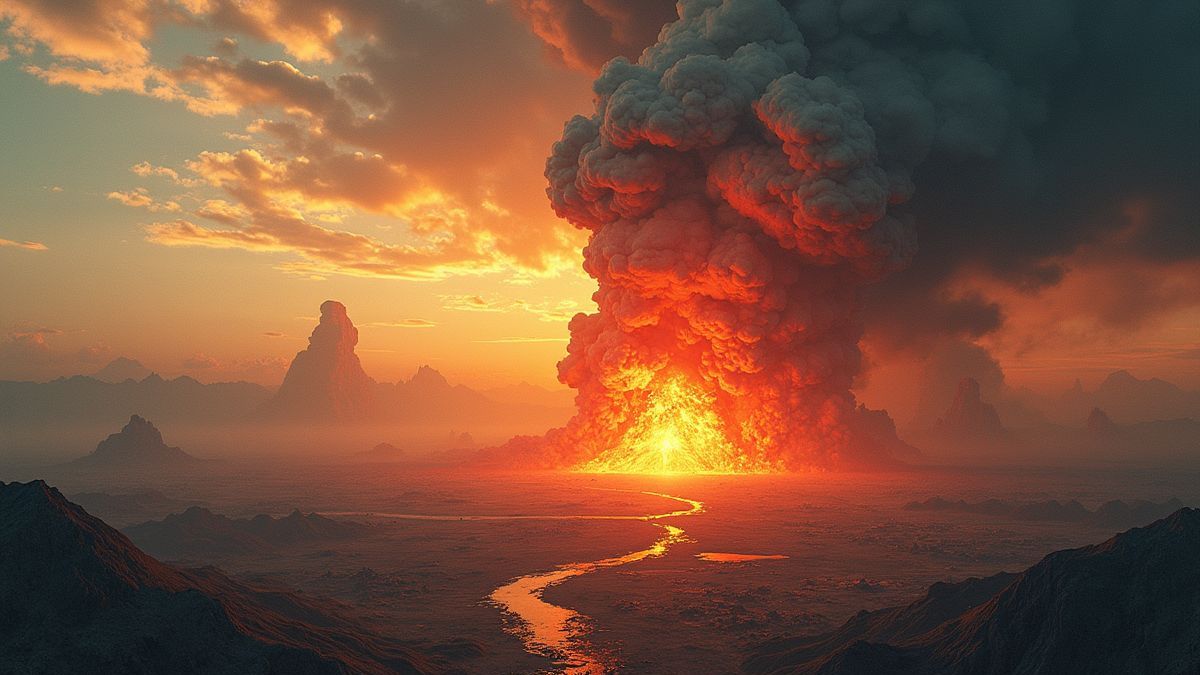 Verwoestende impact van nucleaire tests op het milieu.