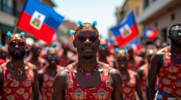 Vibrante viering van de Haitiaanse Onafhankelijkheidsdag