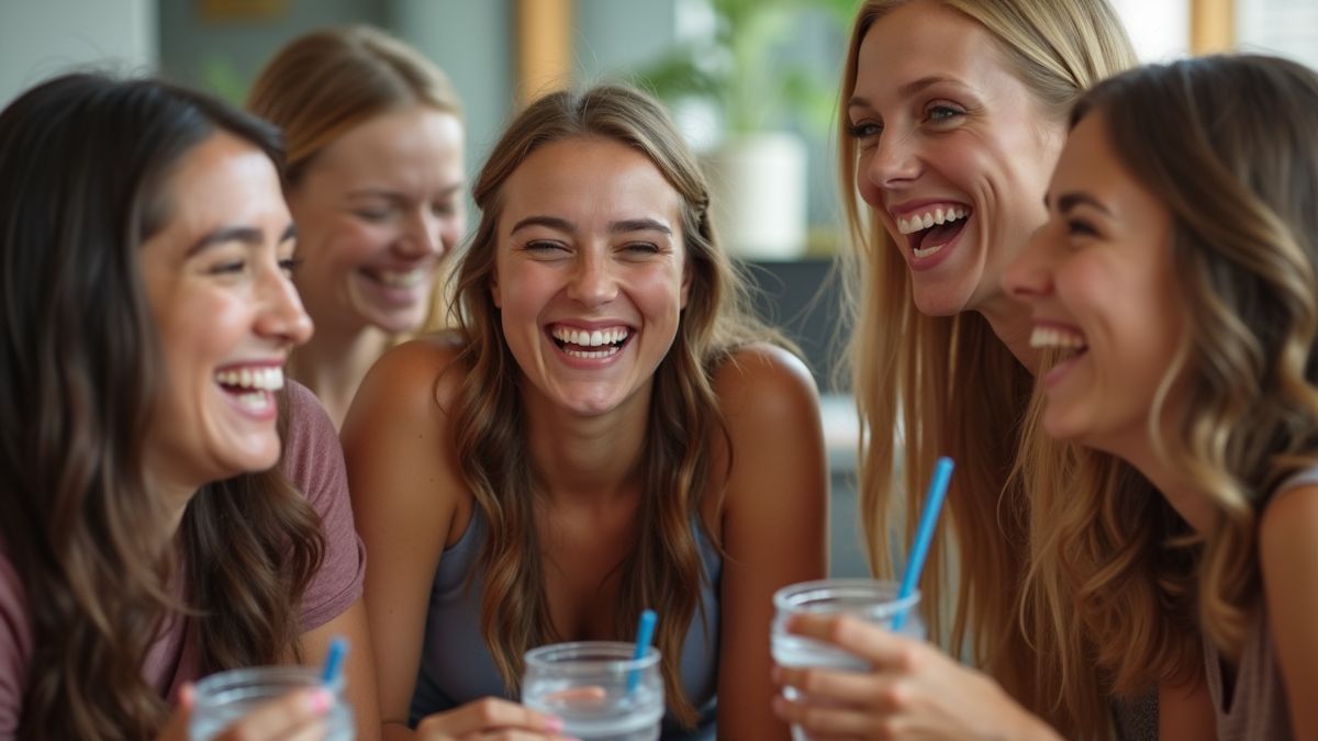 Vrienden die samen nieuwe activiteiten uitproberen.