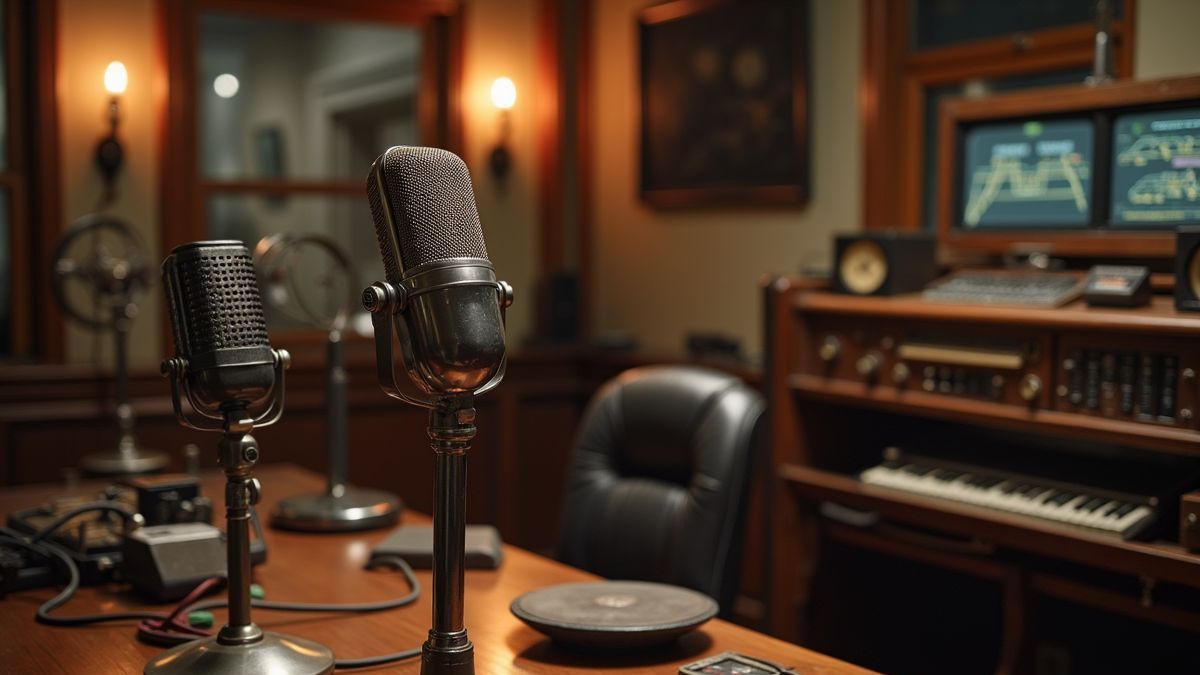 Vroeg 20e-eeuws radiostudio
