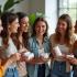 Vrouwen bespreken menstruele hygiëne