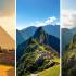 Werelderfgoedlocaties zoals de piramides van Gizeh en Machu Picchu.