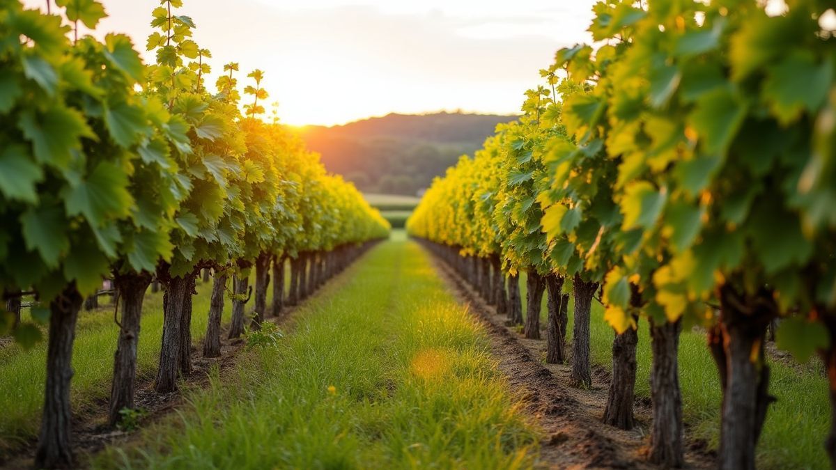 Wijngaard in de Rijnvallei met Riesling-druiven tijdens de oogst