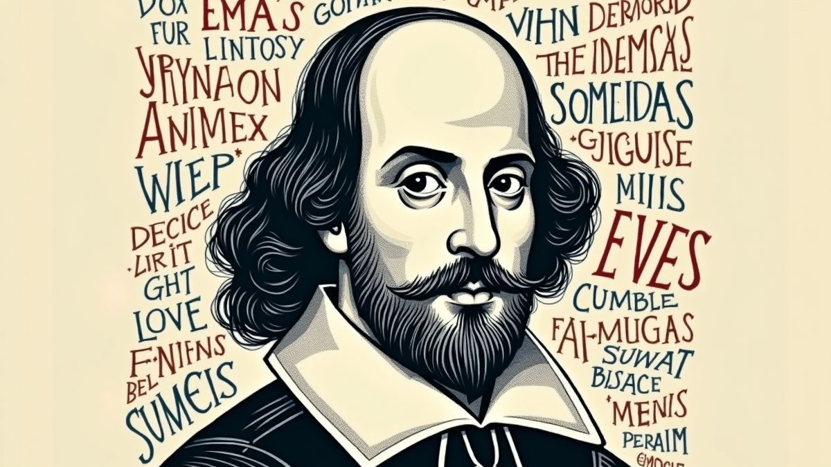 William Shakespeare en zijn invloed op de Engelse taal.