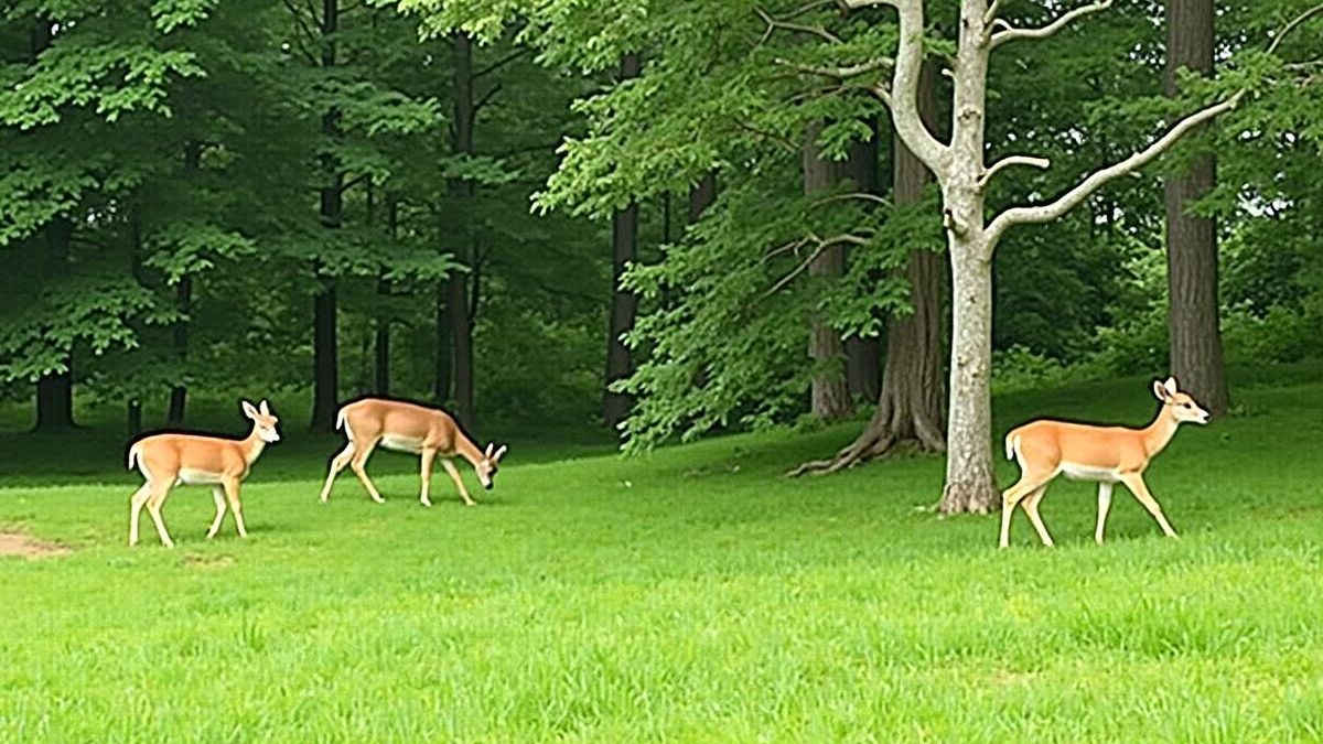 Wind Cave National Park met groen en wilde dieren